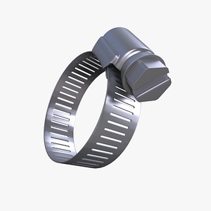 hose repair clamp 3d model