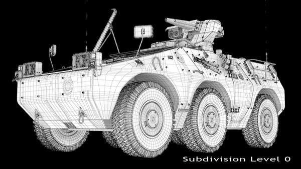 Puma 6x6 armored fighting vehicle 3D model - TurboSquid 1319566