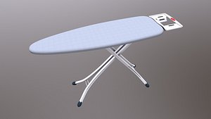 Iron Board T Leg Foldable 3D model