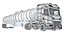 Truck with Tank Semitrailer