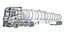Truck with Tank Semitrailer