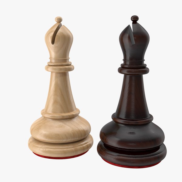 Peças de xadrez - bispo preto Modelo 3D - TurboSquid 1064451