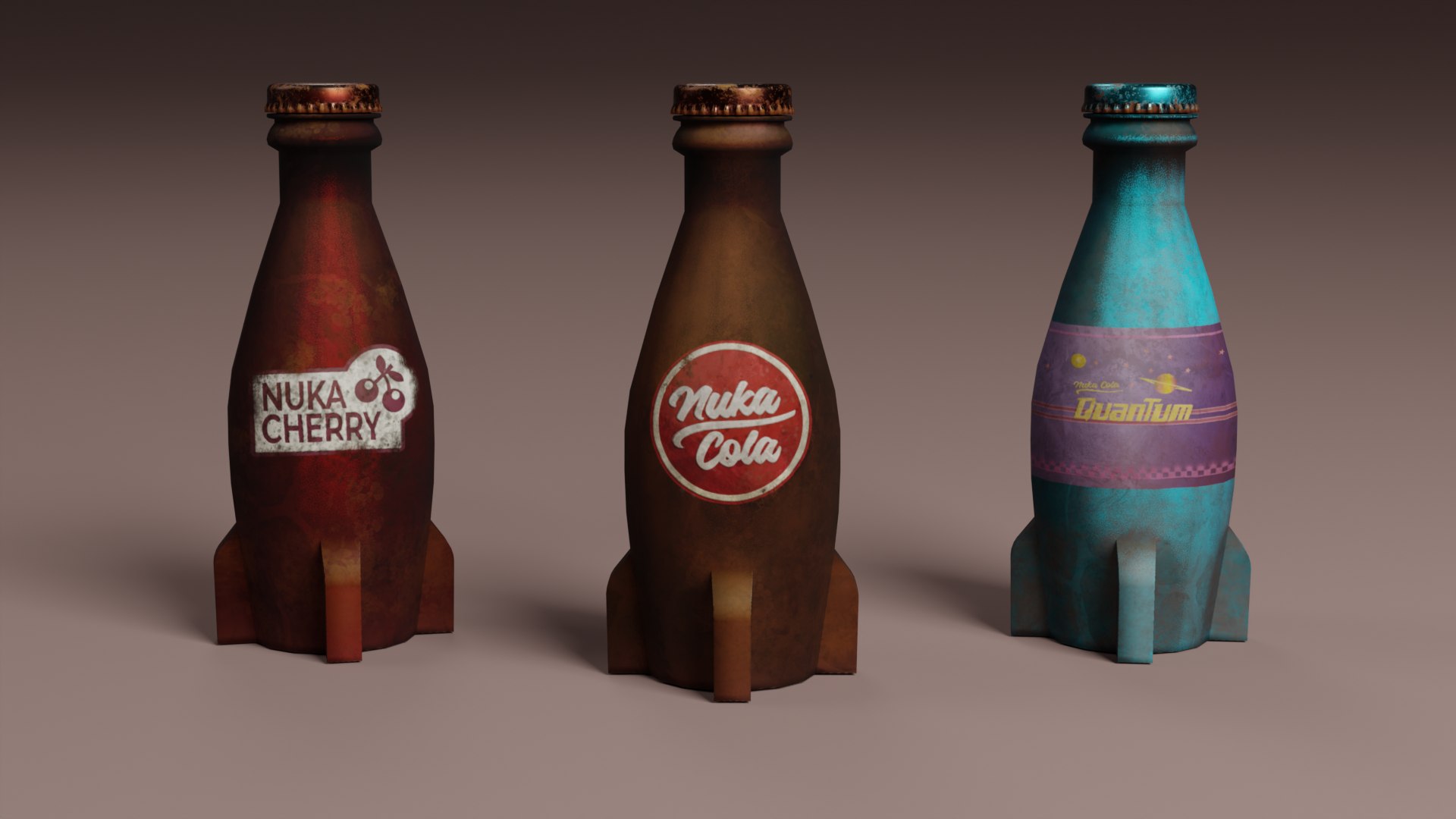 3D Nuka Cola Set - TurboSquid 2159654