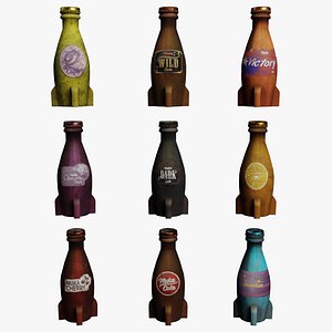 3D Nuka cola set