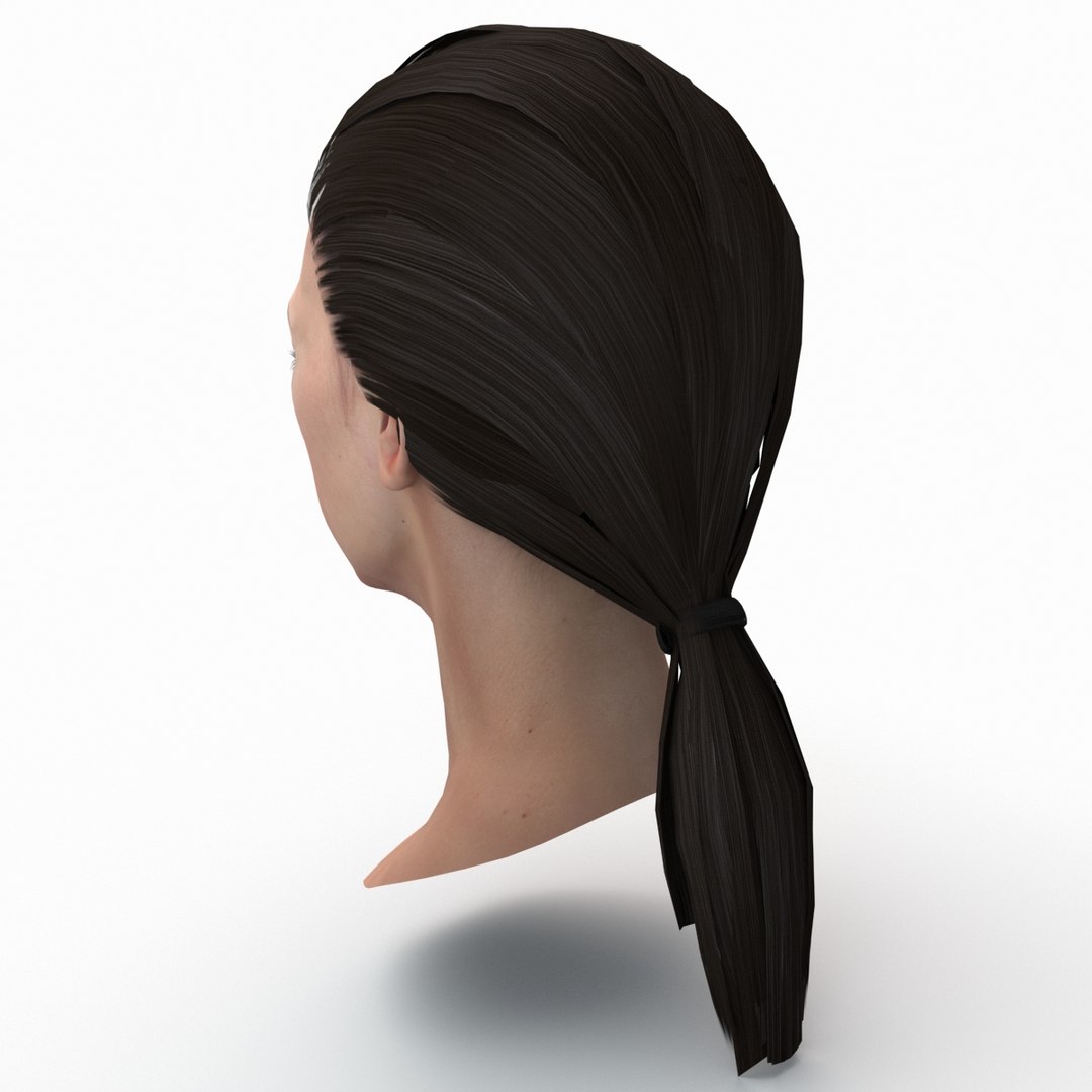 Female Head 3 3d Model