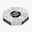 Octagonal Pizza Box White Rigged