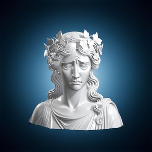 Melpomene Tragedy 3D Print Sculpture 3D model
