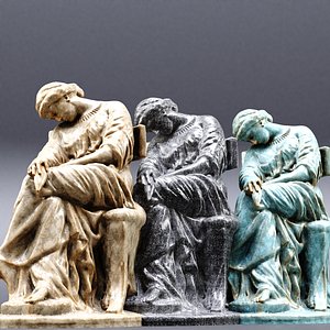 3D Musee dorsay Sculpture