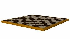 chess board obj free
