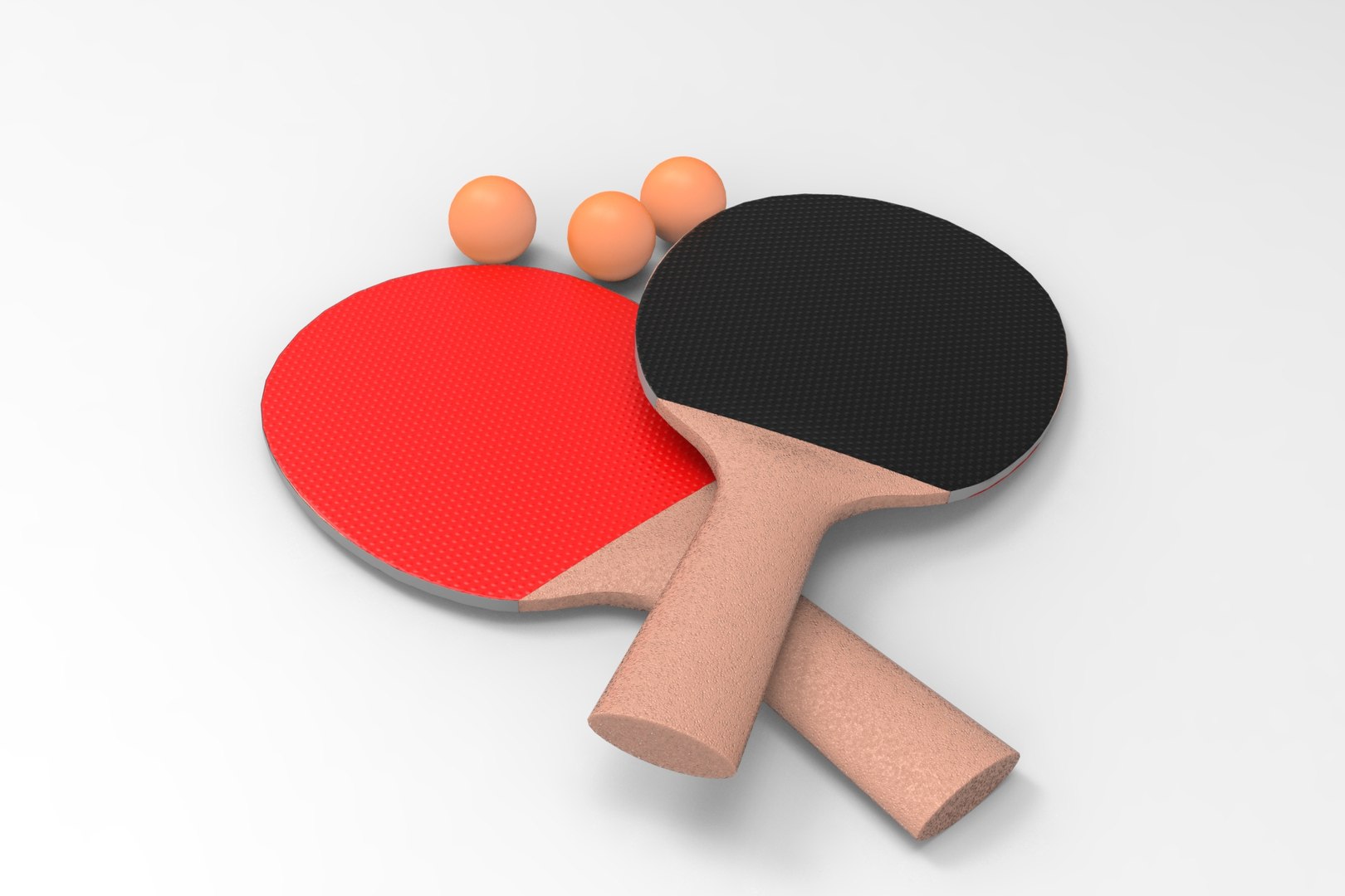 3D Ping-Pong Racket Model - TurboSquid 1935508