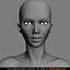beautiful female head skin 3d model