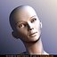 beautiful female head skin 3d model
