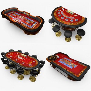 Casino Tables - Red