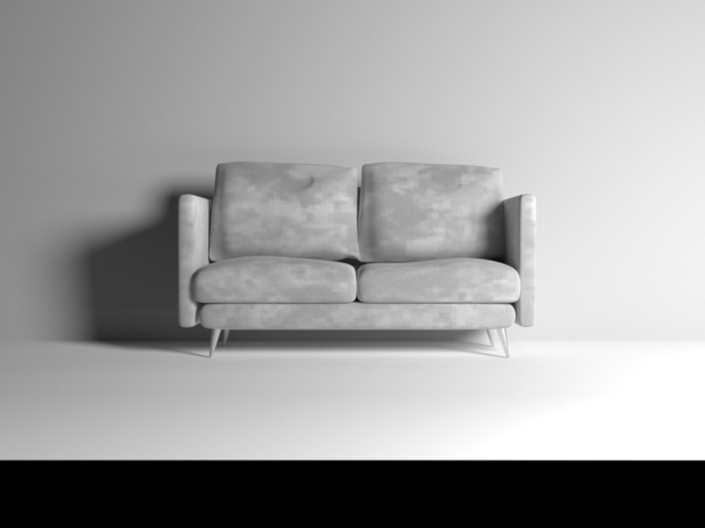 Sofa Suede 3D Model - TurboSquid 2205199