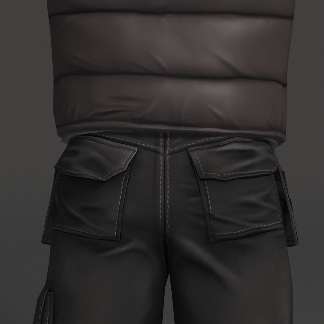 3d Male Workman Man Model