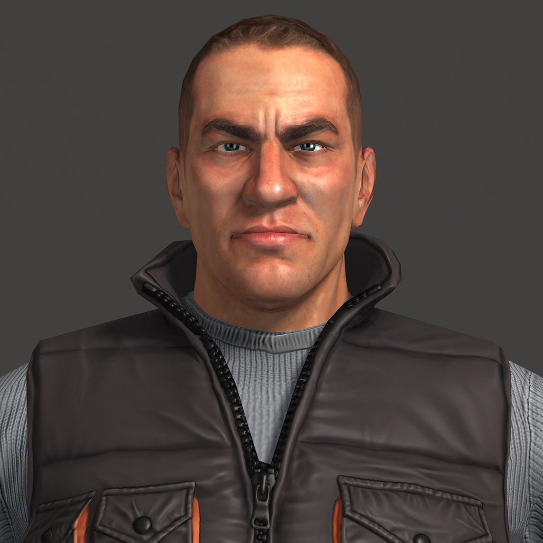 3d Male Workman Man Model