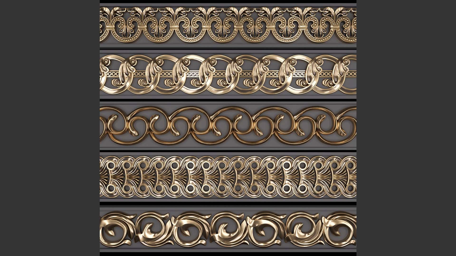 Trim Ornament 09 3D Model - TurboSquid 1885849