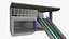Large Hill Ski Jump Platform with Landing Zone