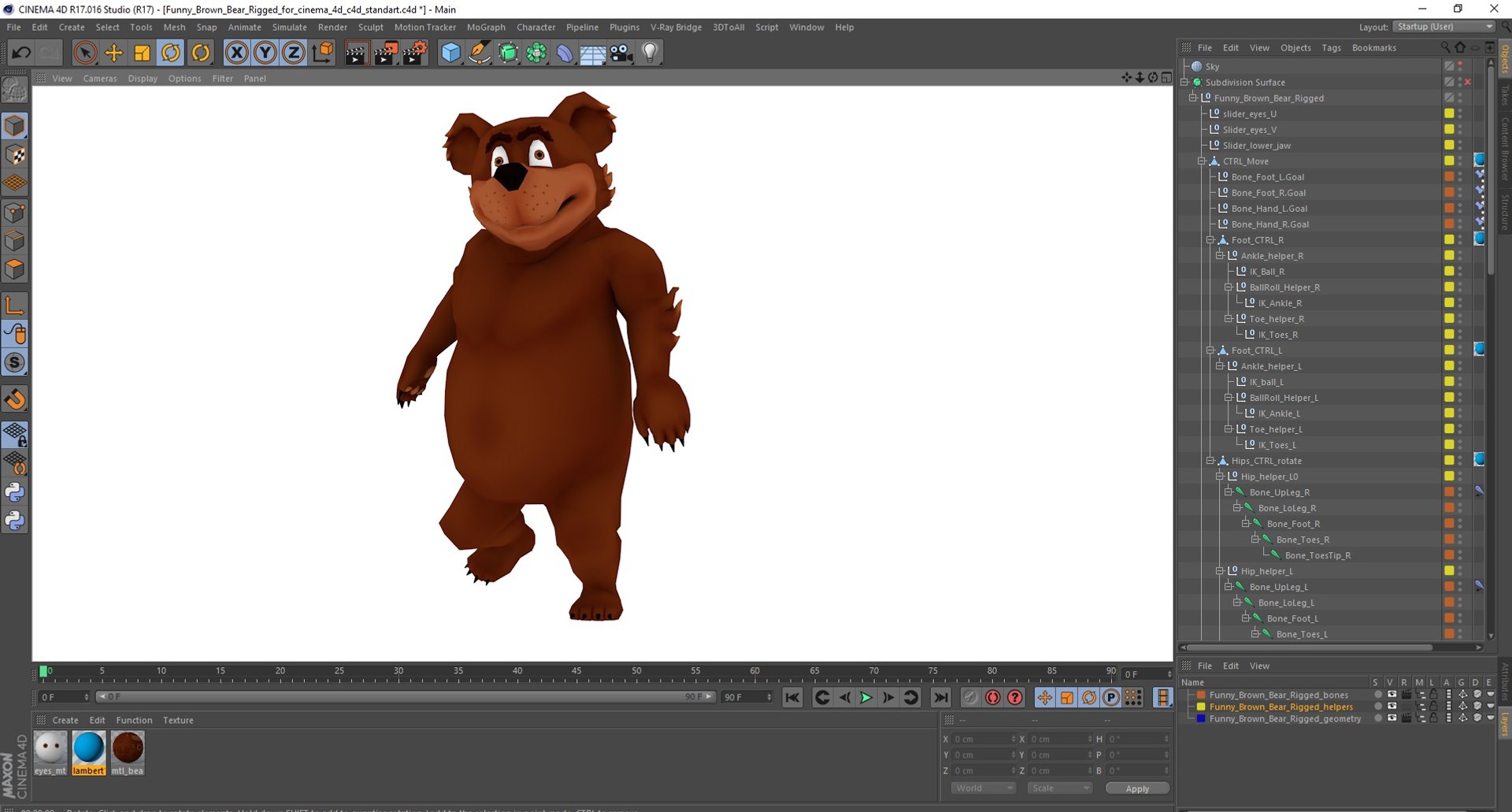 3D model Funny Brown Bear Rigged for Cinema 4D https://p.turbosquid.com/ts-thumb/yP/pQJl36/3m/funnybrownbearriggedforcinema4dmb3dmodel046/jpg/1711408868/1920x1080/fit_q87/a9e432f52c315222d4e03eeea300576857ad733d/funnybrownbearriggedforcinema4dmb3dmodel046.jpg