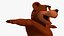 Funny Brown Bear Rigged for Cinema 4D