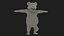 Funny Brown Bear Rigged for Cinema 4D