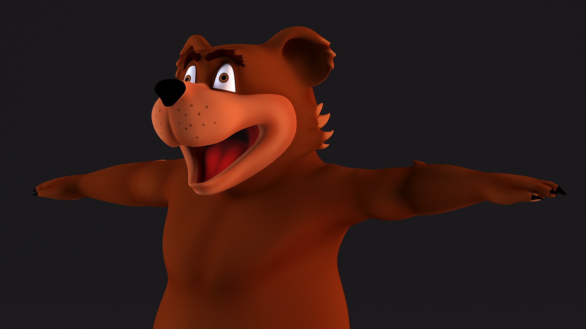 3D model Funny Brown Bear Rigged for Cinema 4D https://p.turbosquid.com/ts-thumb/yP/pQJl36/lQ/funnybrownbearriggedforcinema4dmb3dmodel010/jpg/1711408741/1920x1080/fit_q87/0cf845f0970a9289d8116d5bae089351573cd16e/funnybrownbearriggedforcinema4dmb3dmodel010.jpg