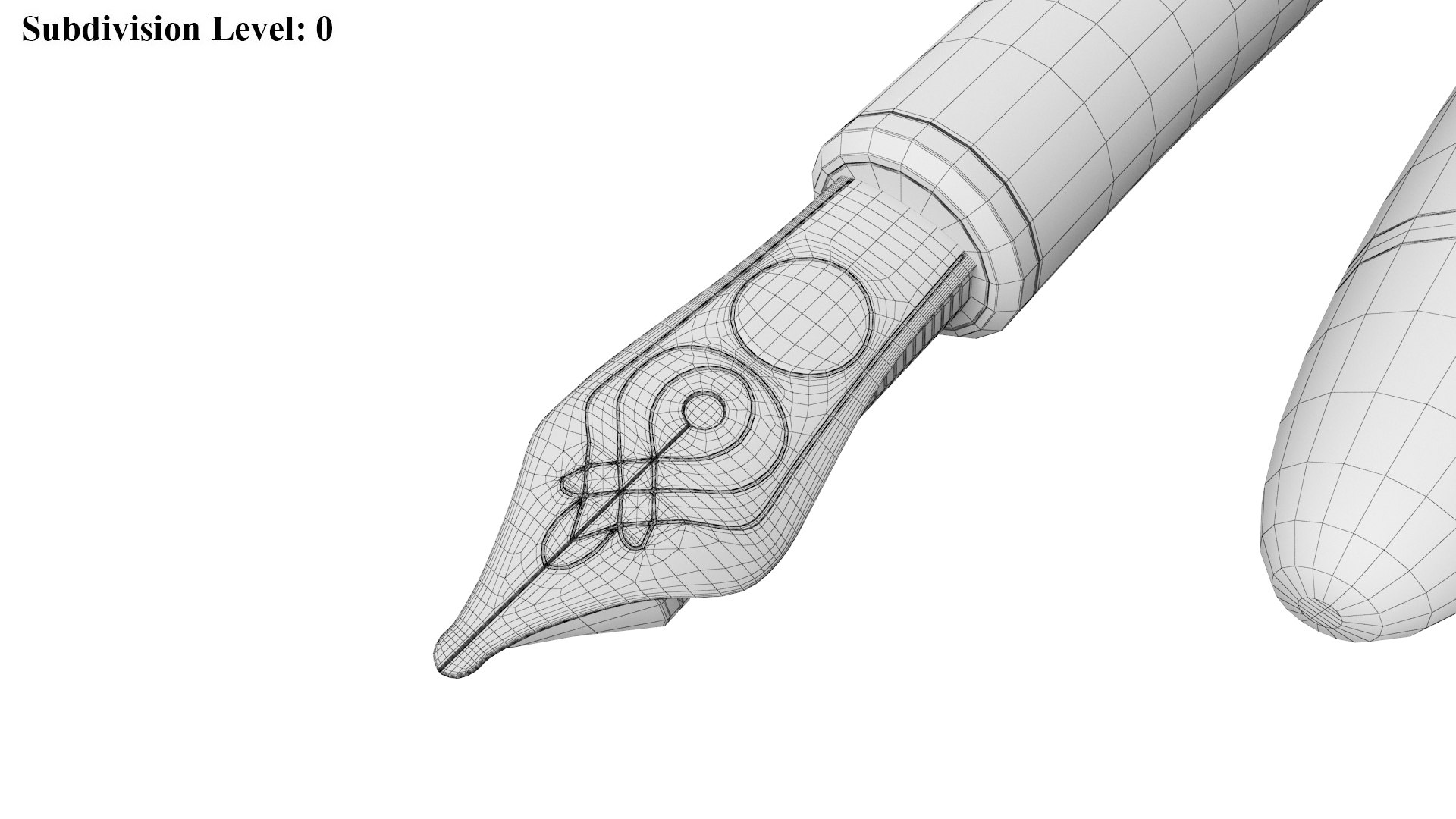 Fountain Pen 3D Model - TurboSquid 1803363