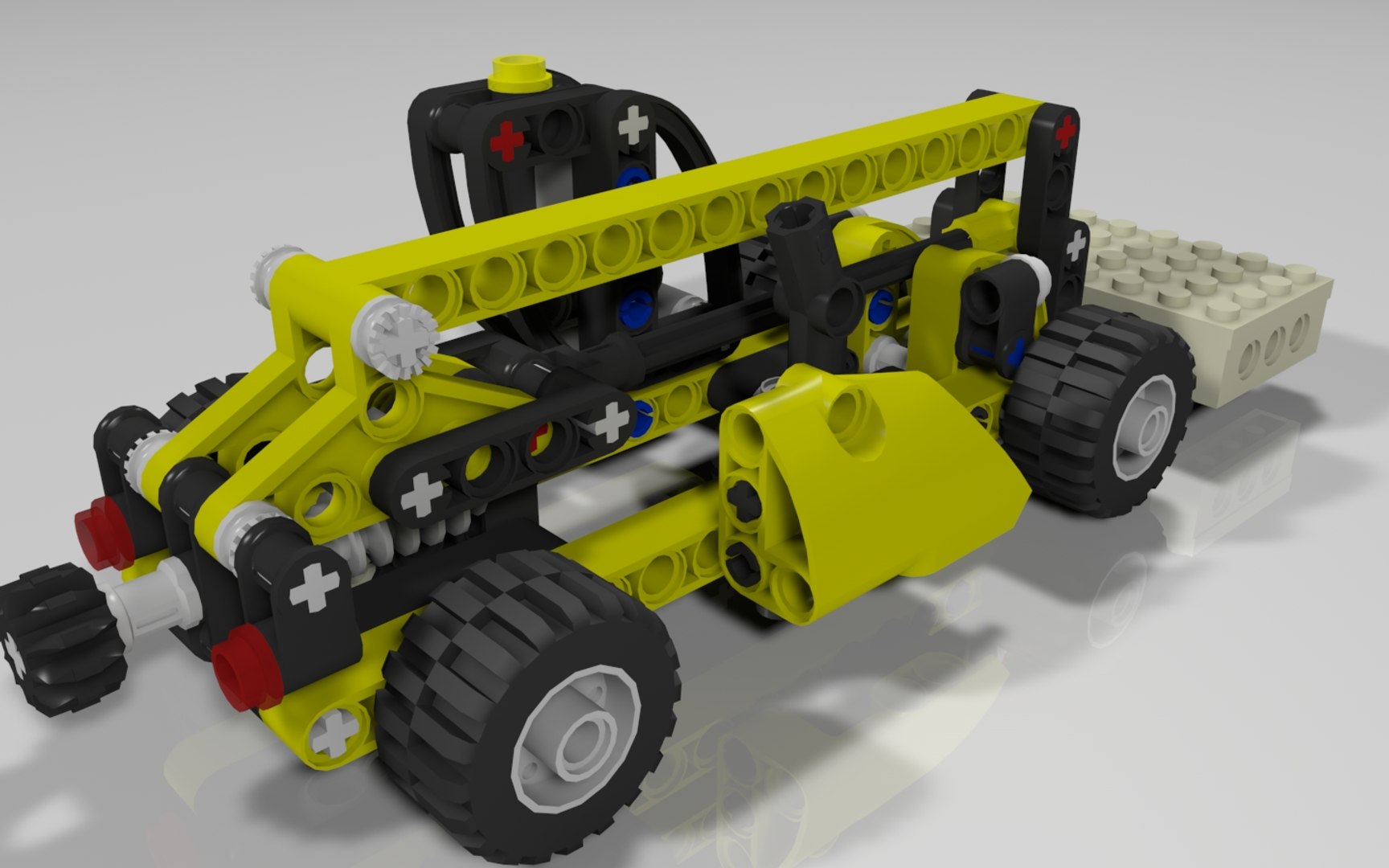 Lego Mini Telehandler Set 3d 3ds