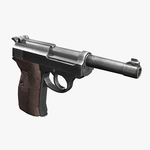 Walther P383Dモデルダウンロード用。TurboSquid