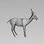 Impala Model 3D Rigged Animated