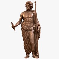 Zeus Statue 2 Bronze