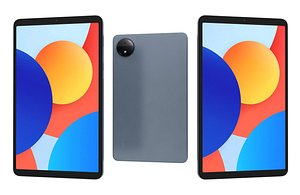 3D Xiaomi Redmi Pad SE 4G Blue Low Poly model