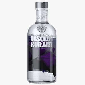 Absolut Kurant Vodka Bottle