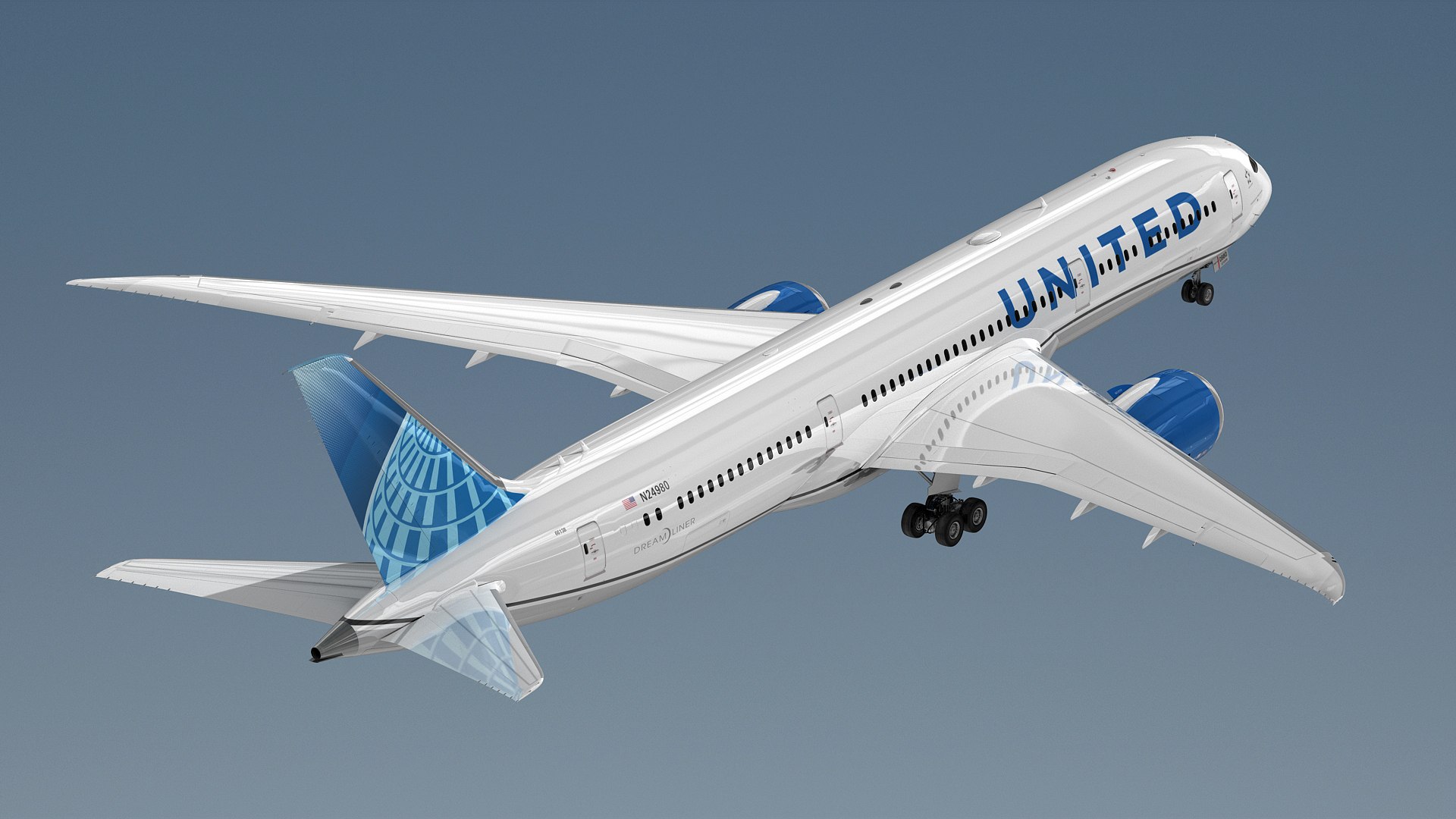 3D Boeing 787-9 United Airlines - TurboSquid 1998706