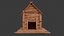 Wooden dog house