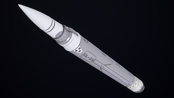 3D Sci-Fi Missile 03 - TurboSquid 1816141