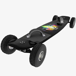 mountain skateboard 3D model