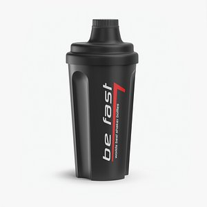 Matte Black Protein Shaker 3D model