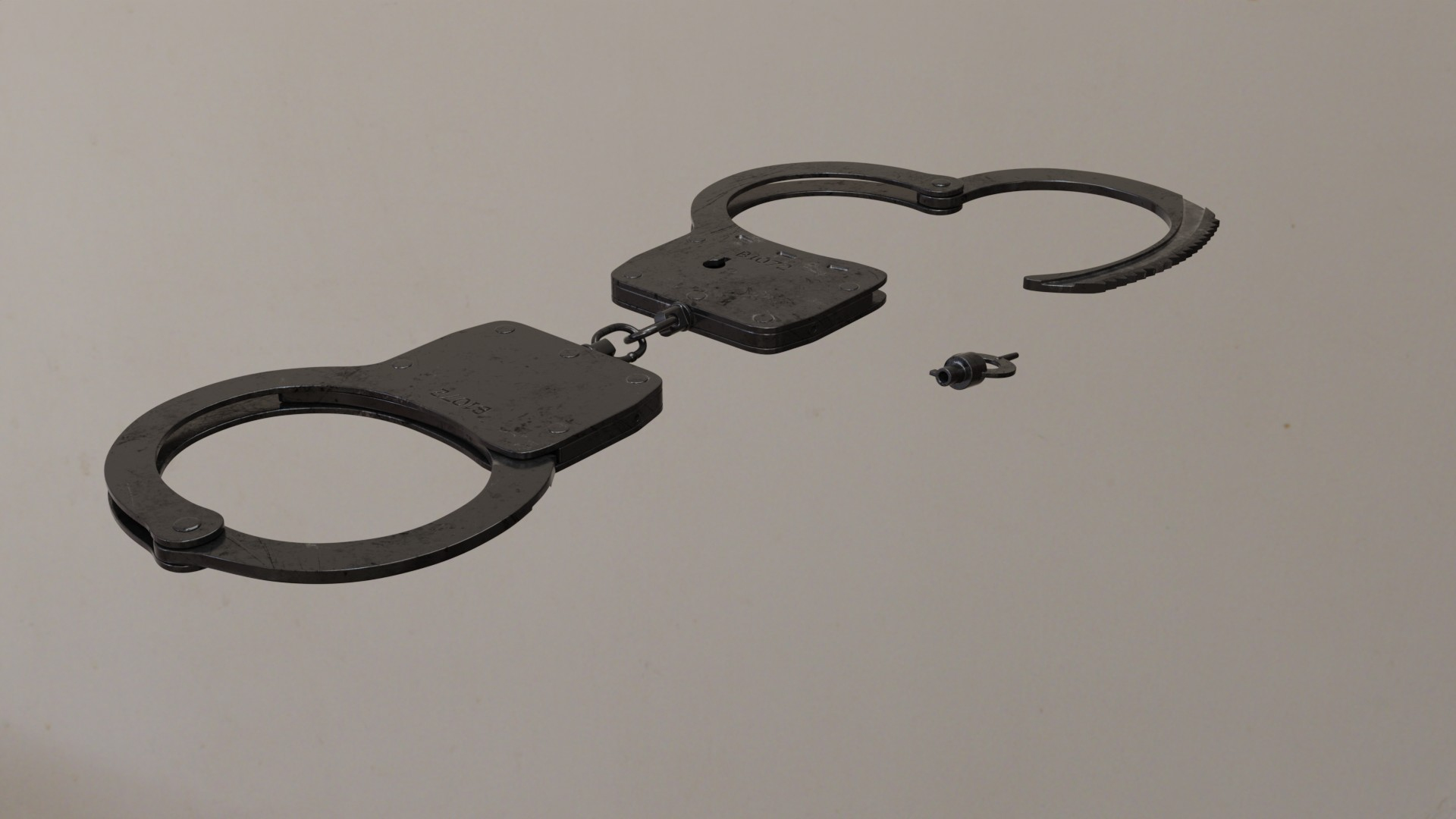 Oxidized Handcuffs with Key 3D model https://p.turbosquid.com/ts-thumb/yQ/5GUdWb/iv/tt/jpg/1709299413/1920x1080/turn_fit_q99/b6d3cadc6d52849bc7990506a7e88efb8db65a6b/tt-1.jpg