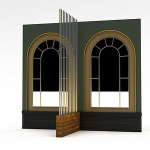 3D model cafe wall decor