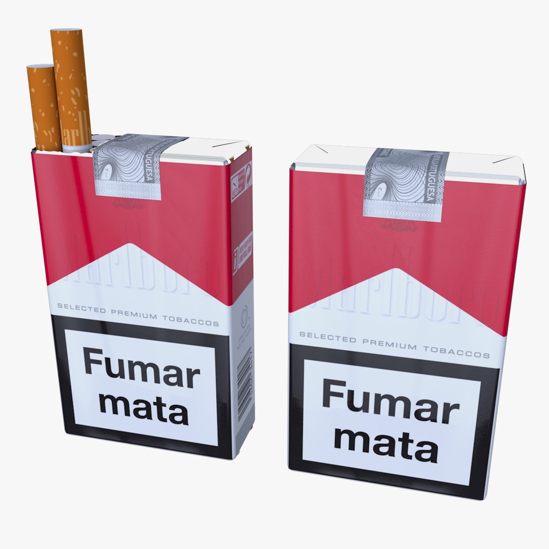 soft cigarette pack Cigarette Soft Pack 3D Model