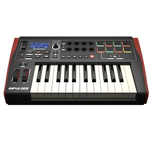 3D model Novation Impulse 25 Midi Controller