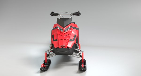 snowmobile snow mobile 3d model