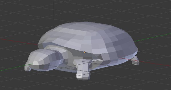 turtle 3d model