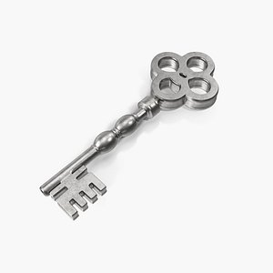 Key Silver 01 3D model
