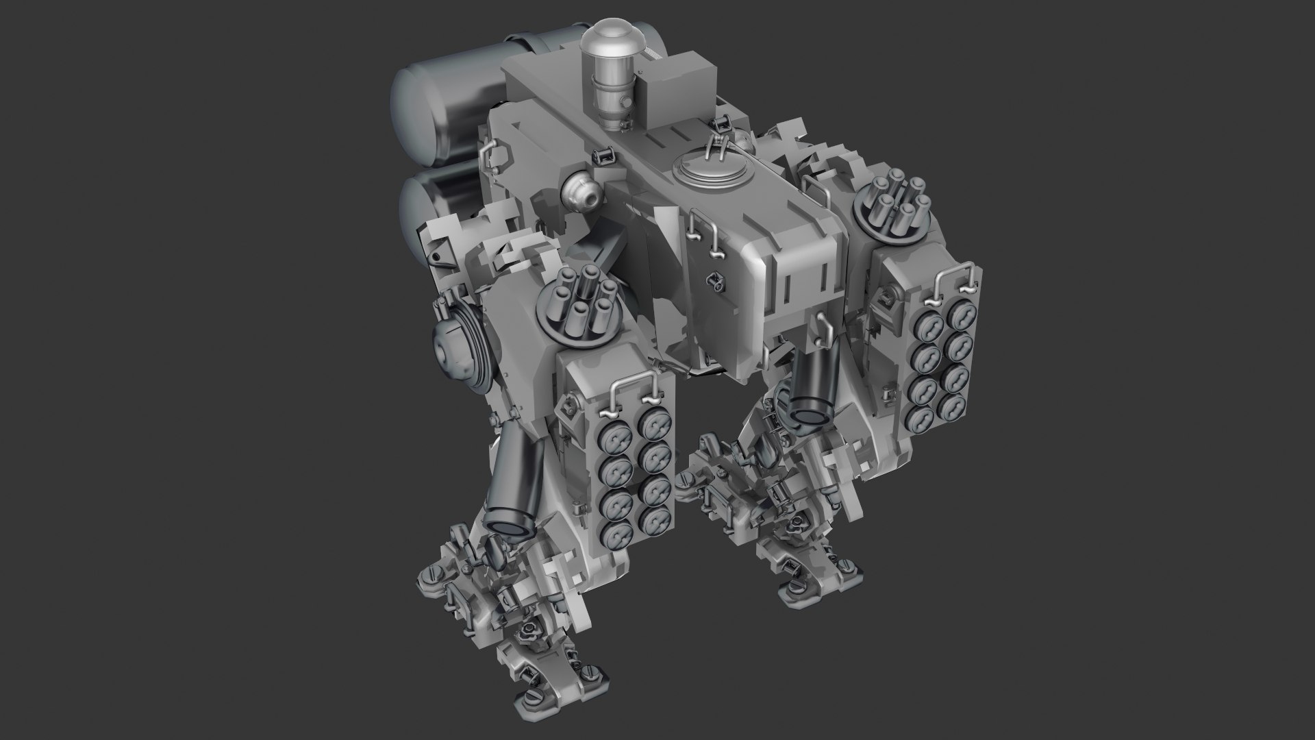 3D Heavy Mech Model - TurboSquid 1762693