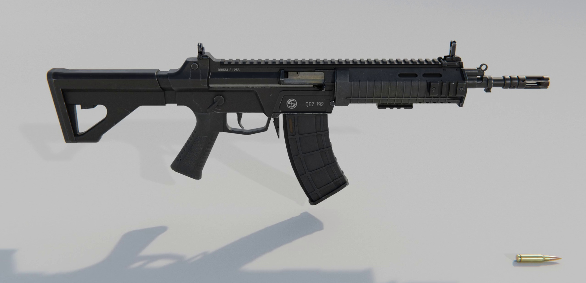 QBZ 192 191 Chinese Assault Rifle Lowpoly 3D Model - TurboSquid 2121195