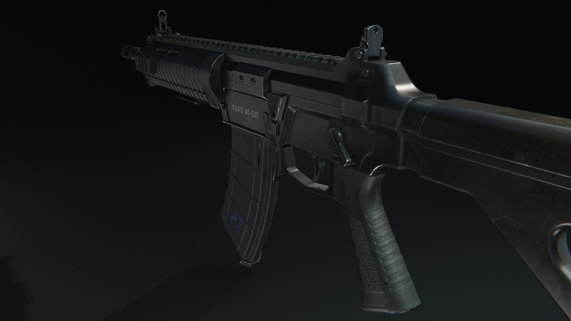 QBZ 192 191 Chinese Assault Rifle Lowpoly 3D Model - TurboSquid 2121195