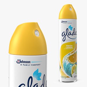 3D model Glade Air Freshener Aerosol Spray Lemon Fresh