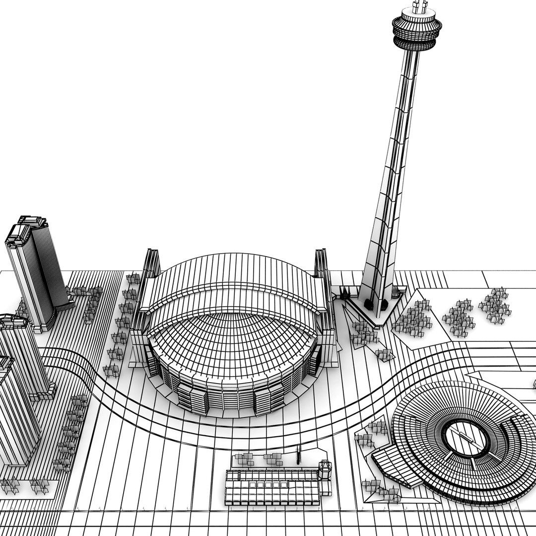3d Toronto Buildings